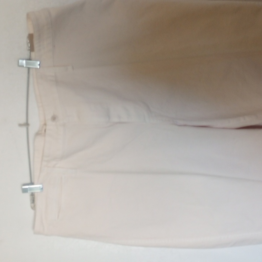 Madewell Slim Emmett Wide Leg Cropped Jeans Off White New